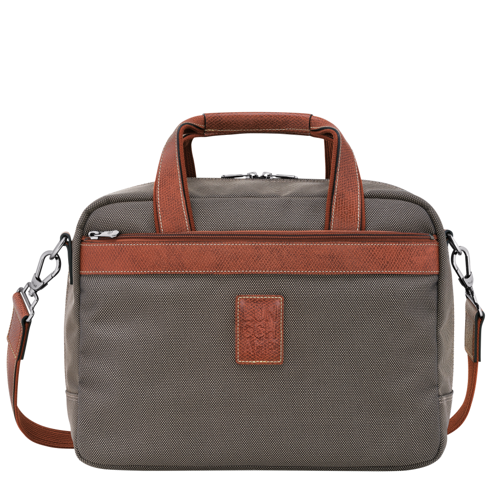 Boxford S Travel bag Brown - Recycled canvas