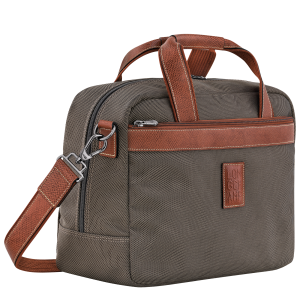 Boxford S Travel bag Brown – Recycled canvas