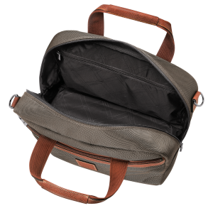 Boxford S Travel bag Brown – Recycled canvas