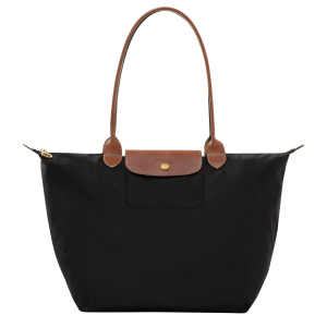 Le Pliage Original L Tote bag Black – Recycled canvas
