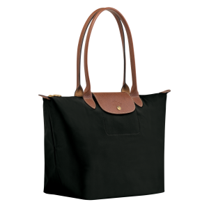 Le Pliage Original L Tote bag Black – Recycled canvas