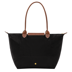 Le Pliage Original L Tote bag Black – Recycled canvas