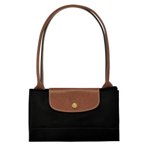 Le Pliage Original L Tote bag Black – Recycled canvas
