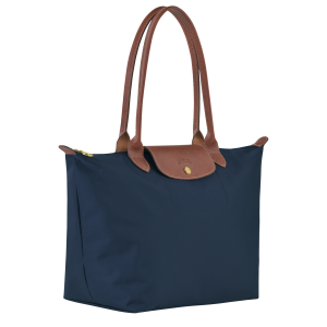 Le Pliage Original L Tote bag Navy – Recycled canvas