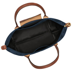 Le Pliage Original L Tote bag Navy – Recycled canvas