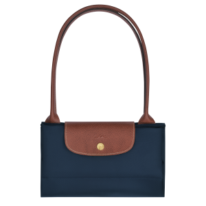 Le Pliage Original L Tote bag Navy – Recycled canvas