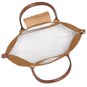 Le Pliage Original L Tote bag Fawn – Recycled canvas