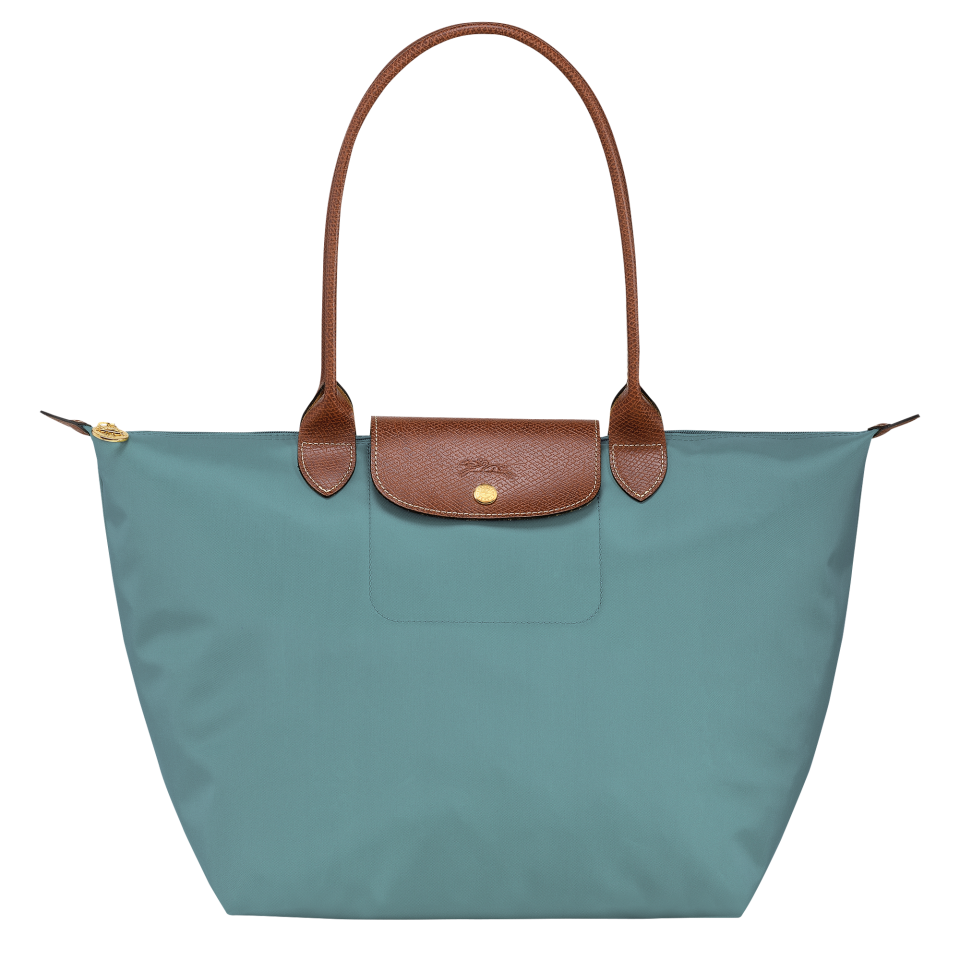 Le Pliage Original L Tote bag Eucalyptus - Recycled canvas