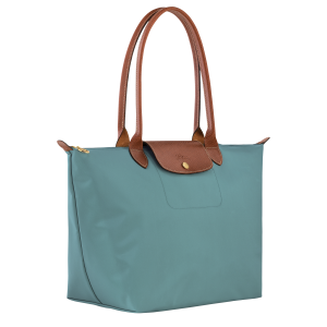 Le Pliage Original L Tote bag Eucalyptus – Recycled canvas