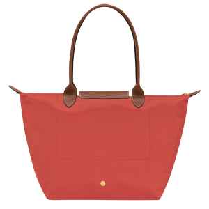 Le Pliage Original L Tote bag Tomato – Recycled canvas