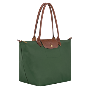 Le Pliage Original L Tote bag British Green – Recycled canvas