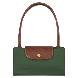 Le Pliage Original L Tote bag British Green – Recycled canvas