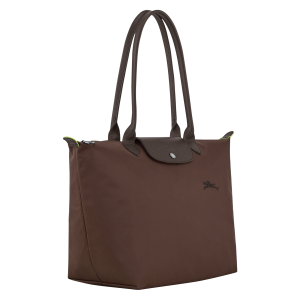 Le Pliage Green L Tote bag Mocha – Recycled canvas