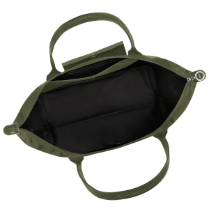Le Pliage Green L Tote bag Forest – Recycled canvas