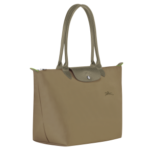 Le Pliage Green L Tote bag Artichoke – Recycled canvas