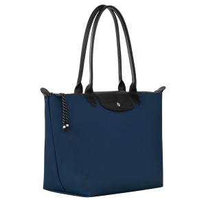 Le Pliage Energy L Tote bag Navy – Recycled canvas