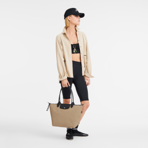 Le Pliage Energy L Tote bag Clay – Recycled canvas
