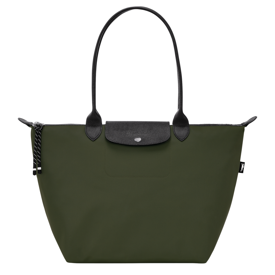 Le Pliage Energy L Tote bag Khaki - Recycled canvas