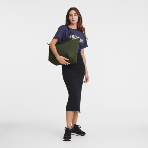 Le Pliage Energy L Tote bag Khaki – Recycled canvas