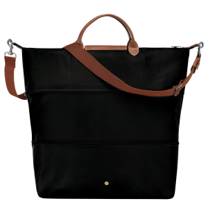 Le Pliage Original Travel bag expandable Black – Recycled canvas