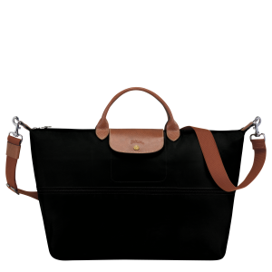Le Pliage Original Travel bag expandable Black – Recycled canvas