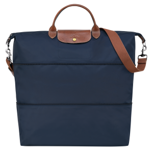 Le Pliage Original Travel bag expandable Navy – Recycled canvas