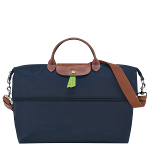 Le Pliage Original Travel bag expandable Navy – Recycled canvas