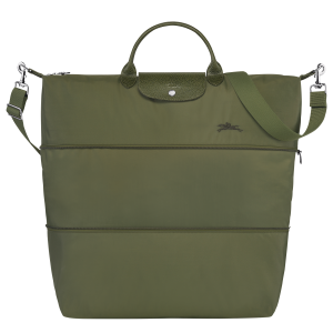 Le Pliage Green Travel bag expandable Forest – Recycled canvas