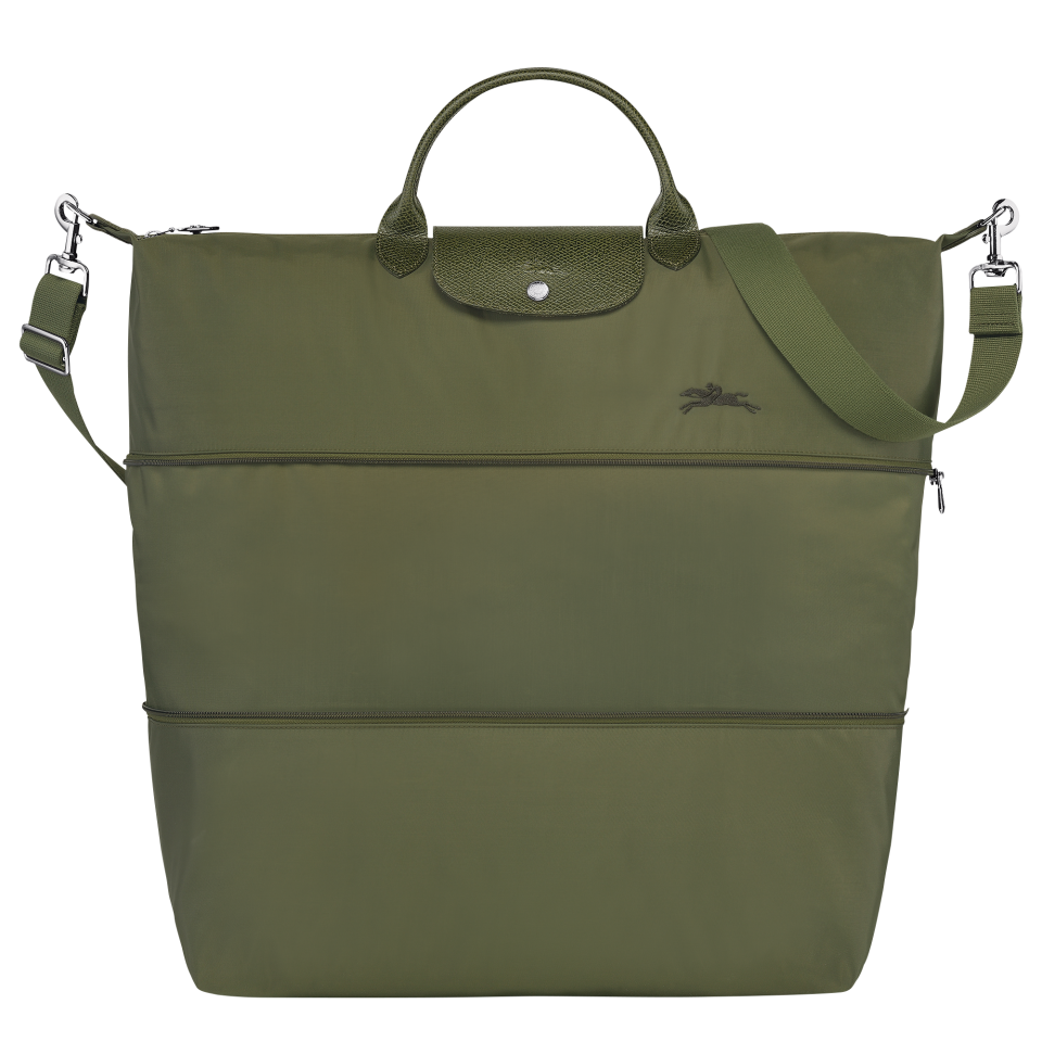 Le Pliage Green Travel bag expandable Forest - Recycled canvas