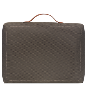 Boxford S Briefcase Brown – Recycled canvas