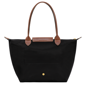 Le Pliage Original M Tote bag Black – Recycled canvas