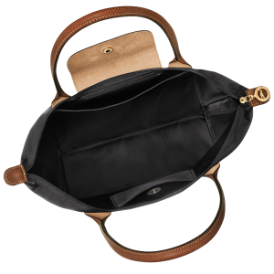 Le Pliage Original M Tote bag Black – Recycled canvas