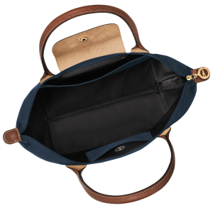 Le Pliage Original M Tote bag Navy – Recycled canvas
