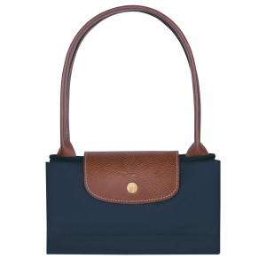 Le Pliage Original M Tote bag Navy – Recycled canvas