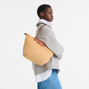 Le Pliage Original M Tote bag Fawn – Recycled canvas