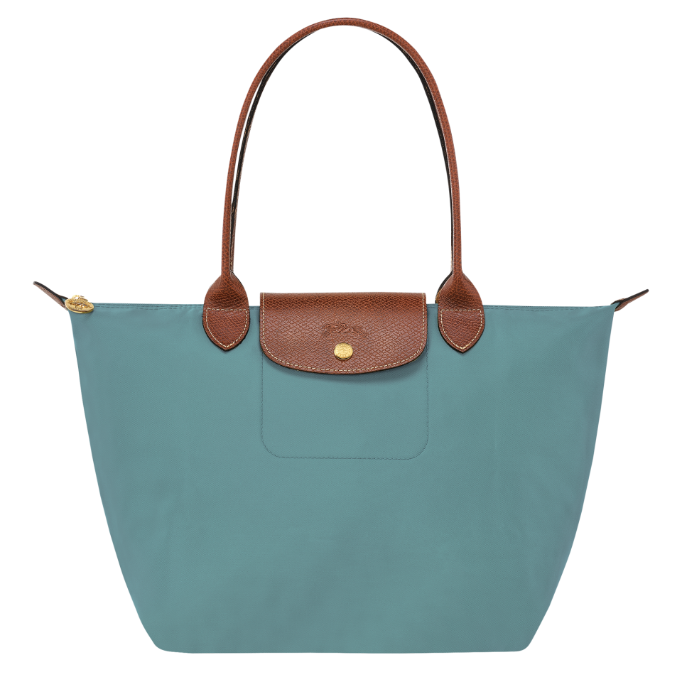 Le Pliage Original M Tote bag Eucalyptus - Recycled canvas