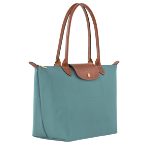 Le Pliage Original M Tote bag Eucalyptus – Recycled canvas