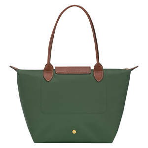 Le Pliage Original M Tote bag British Green – Recycled canvas