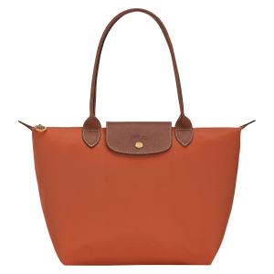 Le Pliage Original M Tote bag Brick – Recycled canvas
