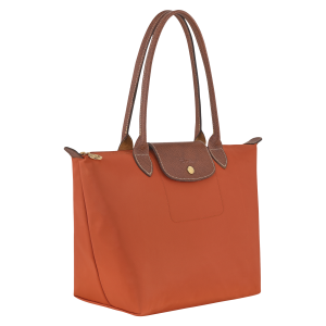 Le Pliage Original M Tote bag Brick – Recycled canvas