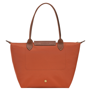 Le Pliage Original M Tote bag Brick – Recycled canvas