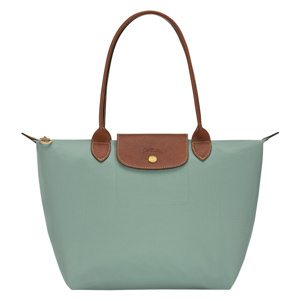 Le Pliage Original M Tote bag Celadon - Recycled canvas