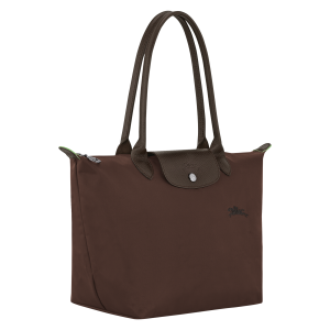 Le Pliage Green M Tote bag Mocha – Recycled canvas