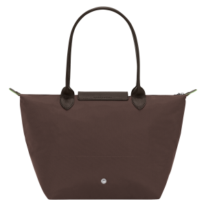 Le Pliage Green M Tote bag Mocha – Recycled canvas