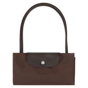 Le Pliage Green M Tote bag Mocha – Recycled canvas
