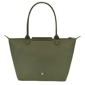 Le Pliage Green M Tote bag Forest – Recycled canvas