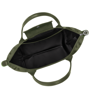 Le Pliage Green M Tote bag Forest – Recycled canvas