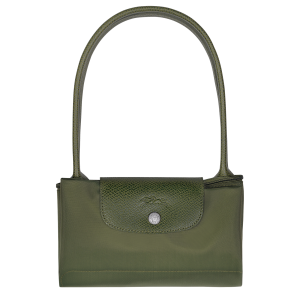 Le Pliage Green M Tote bag Forest – Recycled canvas