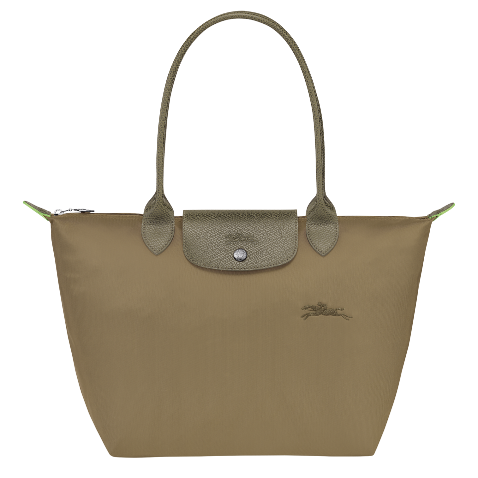 Le Pliage Green M Tote bag Artichoke - Recycled canvas