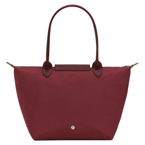 Le Pliage Green M Tote bag Pomegranate – Recycled canvas